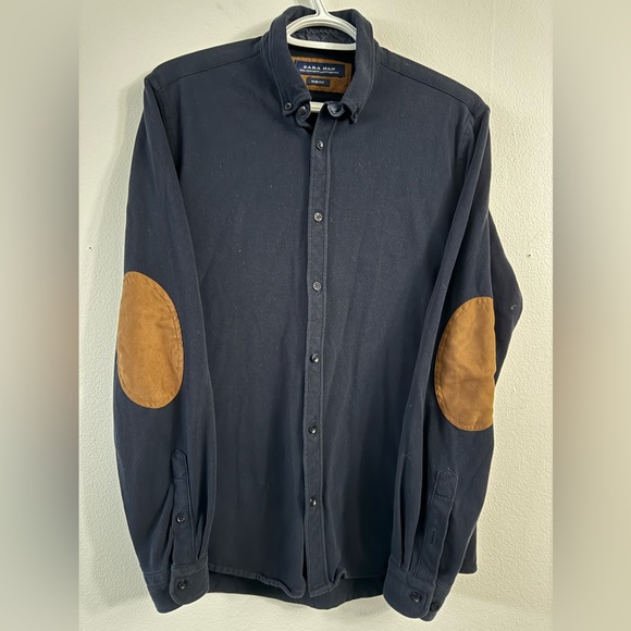 Zara Man Slim Fit Shirt Size M - Picture 3 of 5
